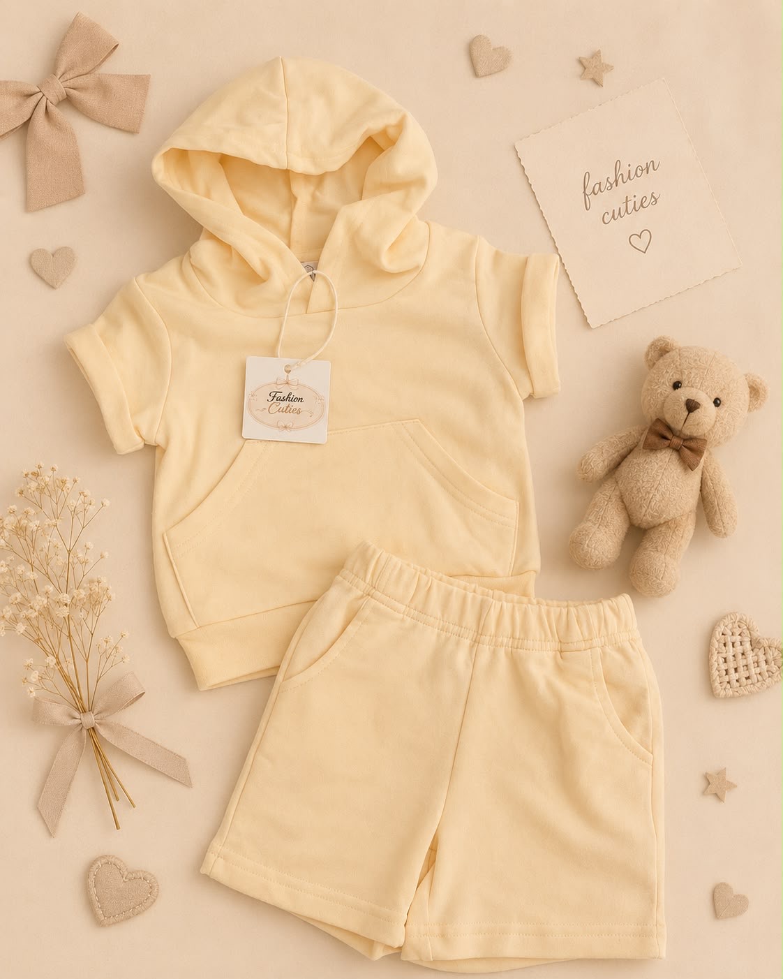 Jongens set Peach