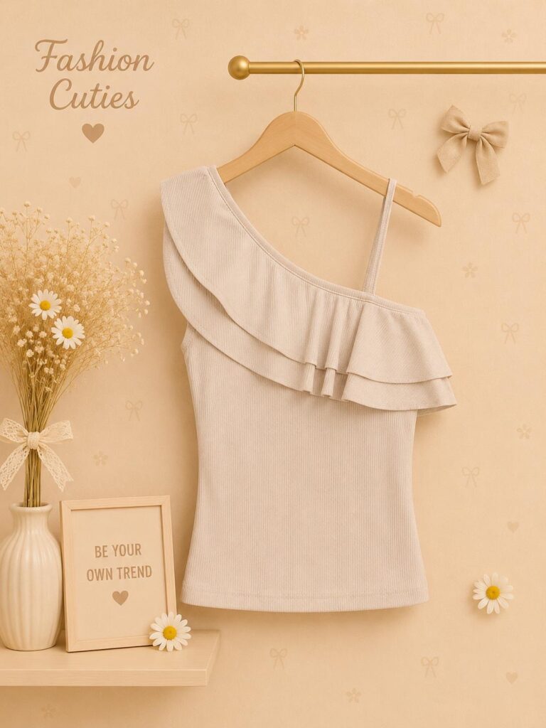 Asymmetrische rib top