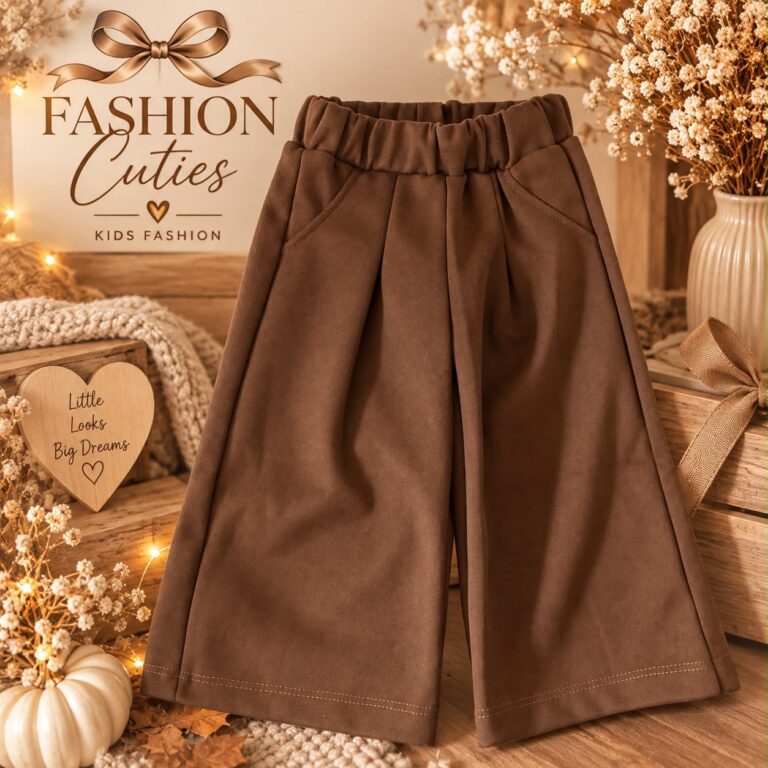 Mini bruine pantalon